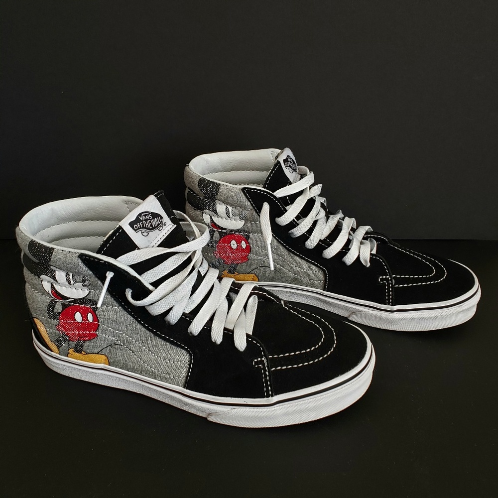 Mickey Mouse High Top Vans Unisex